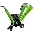 ZIPPER Häcksler, für eine Aststärke bis 100 mm, 4,1 kW, 4 Takt-Motor OHV - gruen