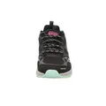 Skechers Damen Schnürschuhe Sportlich Gummisohle schwarz