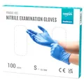 EUROPAPA® 100x Nitrilhandschuhe Einweghandschuhe Einmalhandschuhe Untersuchungshandschuhe Nitril Handschuhe puderfrei ohne Latex unsteril latexfrei disposible gloves (S, Ocean Blau)