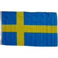 trends4cents XXL Flagge Schweden 250 x 150 cm Fahne mit 3 Ösen 100g/m² Stoffgewicht Hissflagge (32205748)