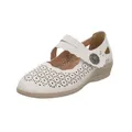 Donna Andrea Slipper/Kletthalbschuh luftdurchlässig (durchbrochenes/geflochtenes Obermaterial) F27S5-27-WH