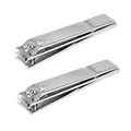 Nail Clippers 2er Set Nagelknipser - Nagelzwicker & Knipser - klein & groß Nagelclipper für Fussnägel & Fingernägel