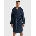 Tommy Hilfiger für Herren. 2S87905539 Bademantel Rizo navy (M), Heimtextilien, Baumwolle, Langarm, Marine