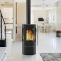 Fireplace Amarant Kaminofen Stahl Schwarz Raumluftunabhängig 6 kW Kamin Ofen