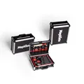 Mephisto Werkzeugkoffer - Werkzeugkoffer - Premium XL Werkzeugset mit Chrom- Vanadium Werkzeug bestückt wie Ratschenschlüssel Schraubendreher Bitaufsatzadapter 116 tlg.