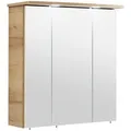 Xora Spiegelschrank, Eiche, Metall, 6 Fächer, 65x72x20 cm, Made in Germany, Badezimmer, Badezimmerspiegel, Spiegelschränke