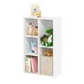 Furinno Luder Regal ohne Werkzeug, 5 Würfel, Weiß