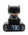 Lexibook, Batman, Wecker mit Nachtlicht, Sounds und Melodien, LCD-Bildschirm mit Hintergrundbeleuchtung, Leuchtanzeige, Schlummerfunktion, Schwarz, RL800BAT