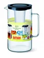 Simax Glaskanne mit Einsatz Hot Cold 2,5 l Schwarz