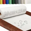 DecoHomeTextil Tischläufer Rolle Tischdeckenrolle Vliesstoff Vlies Weiß 0.3 x 25 m 80g/m² abwaschbar wasserabweisend