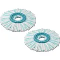 2er Set Ersatzkopf CLEAN TWIST Disc Mop micro duo - Blau