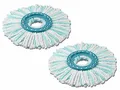 Leifheit CLEAN TWIST Disc Mop microduo Wischmopkopf - 2 Stück (52115)