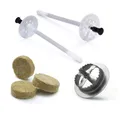 STRÜBER Schrauben- und Dübel-Set Dämmstoffdübel mit Metalldorn + Mineralwolle Rondelle + Metall Fräser