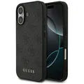 Guess iPhone 17 - 4G Classic - PC/TPU Case with Faux Leather Back - Black