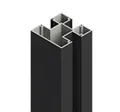 Osmo Aluminiumpfosten Typ D 7x7x200 cm Anthrazit 4006850178308