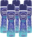 5 x NIVEA MEN Fresh Ocean Deo Spray je 150ml 0%  48h Schutz Deodorant