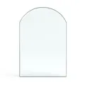 Feuercampus Bodenschutzplatte Funkenschutzplatte Glas für Kaminofen Rundbogen 120 cm x 130 cm x 0,6 mm