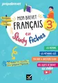 Mon brevet Français en studyfiches - 3e - Brevet 2026: fiches visuelles & quiz pour réviser son brevet facilement