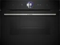 Bosch CSG7361B1 Serie 8 Einbau-Kompaktdampfbackofen, 60cm breit, 47 Liter, Home Connect, 4D Heißluft, schwarz, 