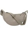 LARKSON Crossbody Bag Damen & Herren Grau - Solveig Small - Umhängetasche im Halbmond Style - Halbrunde Schultertasche - Moon Bag Design - Wasserabweisend
