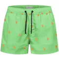 U.S. POLO ASSN. Herren Bade Short (S-3XL) Schwimmshort Kurze Hose mit 2 Taschen P026 - Gruen Orange Größe M - Gr.M