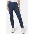 STOOKER WOMEN 5-Pocket-Jeans Nizza Denim Basic Tapered Fit Jeans Tapered Fit Casual Clean Wash Denim Jeans für Damen blau 42