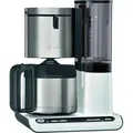 BOSCH TKA 8A 631 Kaffeemaschine weiß, 8/12 Tassen - Silber