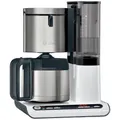 Bosch Haushalt TKA8A681 Kaffeemaschine Edelstahl, Weiß Fassungsvermögen Tassen=8