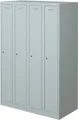 Bisley Garderobenschrank Garderobenschrank Primary Locker BxHXT 1200x1800x500mm lichtgrau