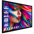 ESMART Professional MIRALE Rahmen-Leinwand [Größenauswahl] 203 x 114 cm (92") 16:9 | Heimkino Beamer Projektionsleinwand Rahmen Leinwand LCD LED
