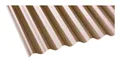 Premium Acryl Profilplatte Wabe Sinus 76/18 1045 x 2000 x 3 mm - Bronce - 2610227