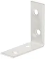 Alberts 336684 Stuhlwinkel | weiß kunststoffbeschichtet | 40 x 40 x 15 mm | 12er Set