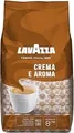 Lavazza Kaffeebohnen Crema e Aroma 1kg | 40% Arabica 60% Robusta | kräftig aromatisch | ideal für Vollautomaten