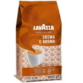 Lavazza Crema E Aroma 1KG Kaffeebohnen Stärke: 8/10 rundes & intensives Aroma
