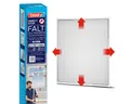 tesa Insektenschutz-Fensterrahmen FALT Alu Rahmen teleskopierbar Premium, (Packung, 1-St., Teleskop Alu Rahmen), Alu Insektenschutz 80 cm x 80 cm bis 140 cm x 140 cm