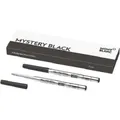 Montblanc Kugelschreibermine schwarz F Ballpoint Pen-Refill 2er Pack