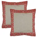2er Set Zierkissen Dekokissen Kissenbezug Kissen Sofakissen Kopfkissen 40x40cm