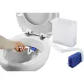 Wc Rand Reiniger Bürste Toiletten Reinigung Mit Box Wand Halterung Bad - Weiss - Wenko