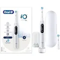 Oral-B Elektrische-Zahnbürste iO Series 6N, White, 5 Putzmodi, mit Reiseetui und 2 Aufsteckbürsten