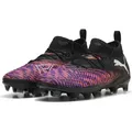 Puma Future 8 Match FG/AG Jr Fußballschuhe Kinder schwarz weiß glowing rot Gr 28 - Schwarz - 28