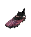 Puma Future 8 Match FG/AG JR, Unisex Fussballschuh, Puma Black-Puma White-Glowing RED,