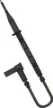 Chauvin Arnoux Messleitung 4mm Sicherheits-Stecker 4mm Sicherheits-Buchse 0.85m Schwarz 1 Set