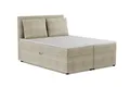 Deine Möbel 24 Boxspringbett TAMI Boxbett Polsterbett Komplettbett Bonellfederkernmatratzen H3 (Taschenfederkernmatratzen 7 Zonen H4 optional Grau Hellgrau Schwarz Anthrazit Beige Creme Velour, 3-St., Ehebett Bett mit Topper und Bettkästen, Matratzen H3 / H4), mit Topper, mit Bettkästen, 120x200 140x200 160x200 180x200 200x200