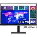 Samsung S60UA, 68,6 cm (27"), 2560 x 1440 Pixel, Quad HD, LED, 5 ms, Schwarz