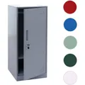 Spind HWC-P63, Schließfach Wertfachschrank Schließfachschrank Tür Kleiderstange, 90x38x45cm Stahl ~ grau