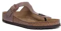 Birkenstock Classic Gizeh Leder 943811, Zehentrenner, Braun (Tabacco Brown 7888), 37 EU (4.5 UK)
