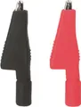 Testboy Krokoklemmensatz (schwarz / rot) Krokodilklemmen-Set Schwarz, Rot 1 Set