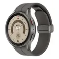 Samsung Galaxy Watch5 Pro 45 mm Titangehäuse grey titanium am Sportarmband M/L grey [Wi-Fi]