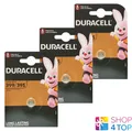 3 Duracell 395 399 Sr927Sw Silberoxid-Batterien 1,5V Uhr NEU