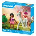 Playmobil Rosa Himmel-Einhorn Mit Fee (71841)